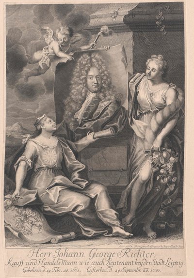 Johann Georg Richter (painatus) tekijältä Artist Unknown