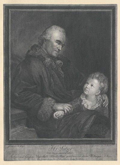 Johann Georg Sulzer tekijältä Artist Unknown