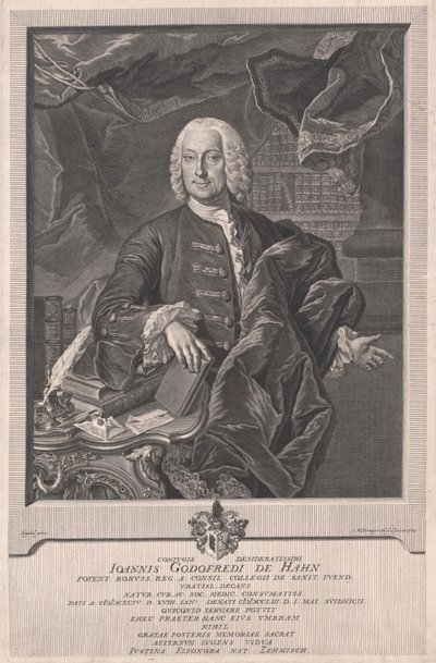 Johann Gottfried von Hahn tekijältä Artist Unknown
