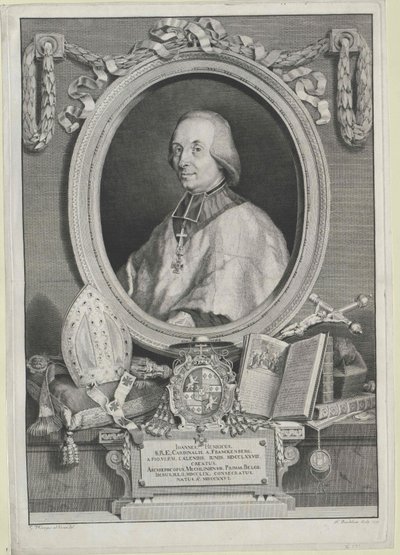 Johann Heinrich kreivi Frankenberg tekijältä Artist Unknown