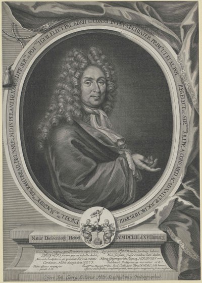 Johann Konrad Brunner (painettu) tekijältä Artist Unknown