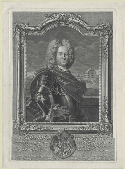 Johann Konrad vapaaherra Seutter-Loetzen tekijältä Artist Unknown