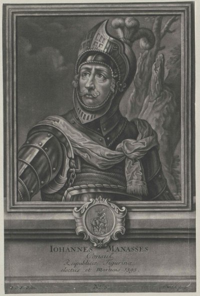 Johann Manasses (tulosta) tekijältä Artist Unknown