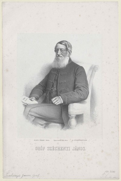 Johann Nepomuk kreivi Szechenyi Sarvar-Felsoevidekin Szechenyi tekijältä Artist Unknown