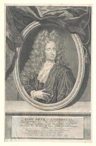 Johann Peter von Ludewig (painettu) tekijältä Artist Unknown