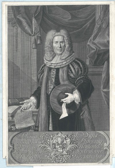 Johann Sigismund Pfinzing Henfenfeldistä tekijältä Artist Unknown