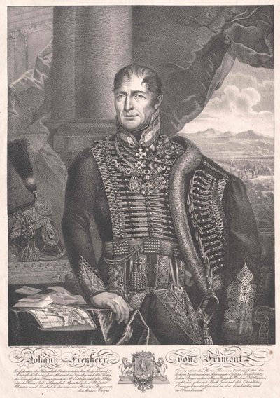 Johann kreivi Frimont von Palota tekijältä Artist Unknown