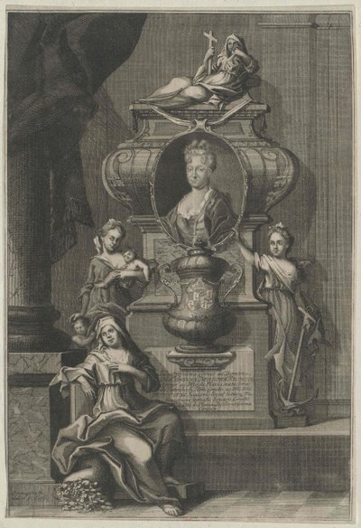 Johanna Dorothea kreivitär Tattenbach-Geilsdorf tekijältä Artist Unknown