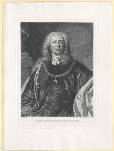 Joseph Wenzel Liechtensteinin kreivi tekijältä Artist Unknown