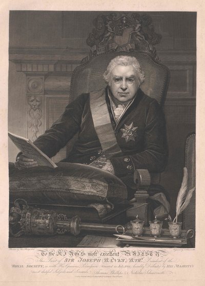 Joseph baronet Banks tekijältä Artist Unknown