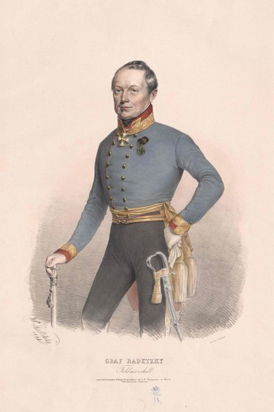 Joseph kreivi Radetzky, Radetz tekijältä Artist Unknown