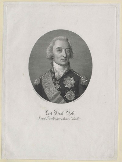 Karl Graf Bose (painettu) tekijältä Artist Unknown