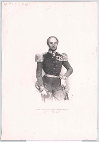 Karl paroni von Lewartow von Lewartowski tekijältä Artist Unknown