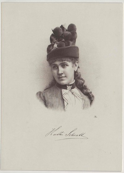 Katharina Schratt (tulosta) tekijältä Artist Unknown