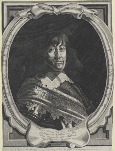 Tanskan kuningas Frederic III tekijältä Artist Unknown