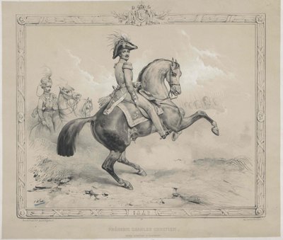 Tanskan kuningas Frederick VII tekijältä Artist Unknown