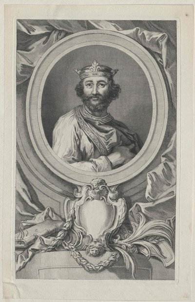 Englannin kuningas Edward I (painettu) tekijältä Artist Unknown