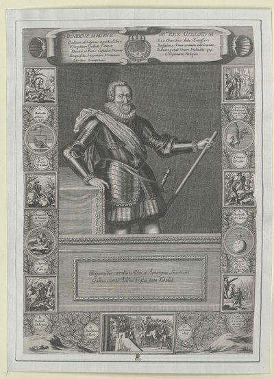 Ranskan kuningas Henrik IV tekijältä Artist Unknown