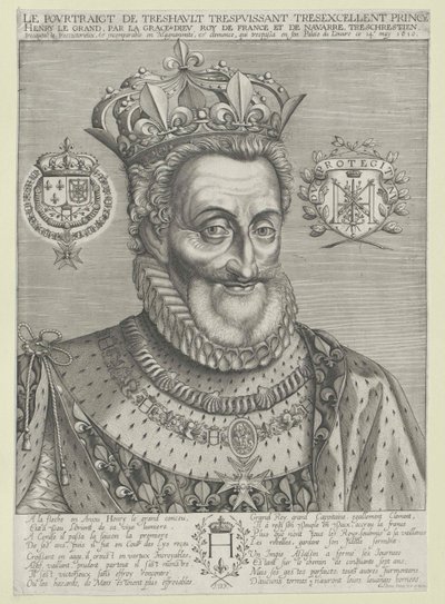 Ranskan kuningas Henrik IV tekijältä Artist Unknown