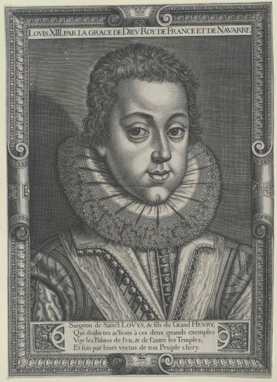 Ranskan kuningas Ludvig XIII tekijältä Artist Unknown