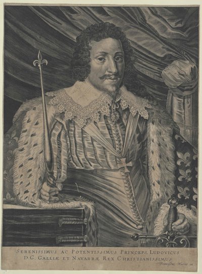 Ranskan kuningas Ludvig XIII tekijältä Artist Unknown