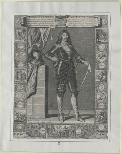 Ranskan kuningas Ludvig XIII tekijältä Artist Unknown