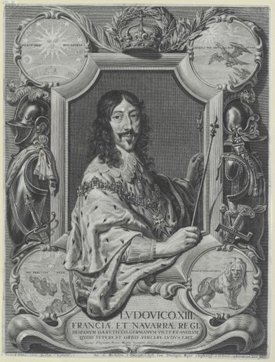 Ranskan kuningas Ludvig XIII tekijältä Artist Unknown