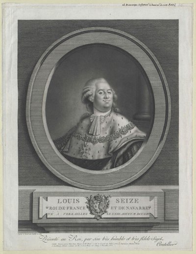 Ranskan kuningas Ludvig XVI tekijältä Artist Unknown