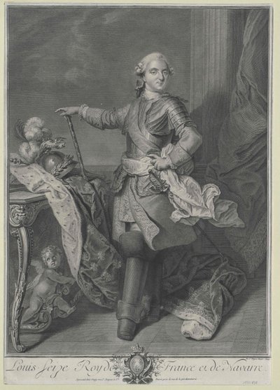 Ranskan kuningas Ludvig XVI tekijältä Artist Unknown