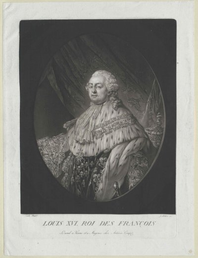 Ranskan kuningas Ludvig XVI tekijältä Artist Unknown