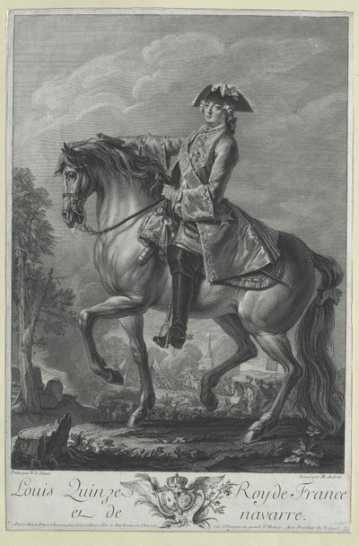 Ranskan kuningas Ludvig XV tekijältä Artist Unknown