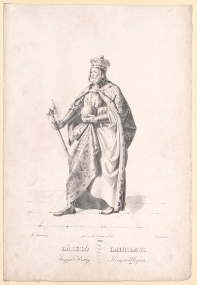 Unkarin kuningas pyhä Ladislaus I tekijältä Artist Unknown