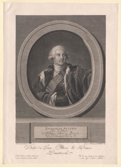 Puolan kuningas Stanislaus II August tekijältä Artist Unknown