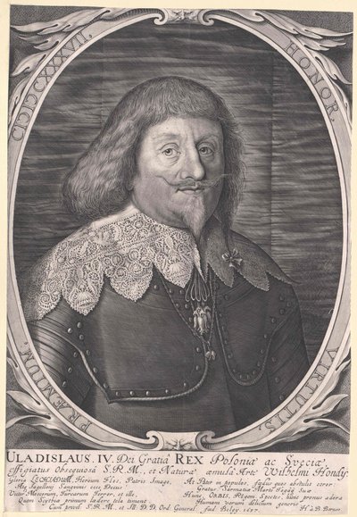 Puolan kuningas Vladislav IV Sigismund tekijältä Artist Unknown