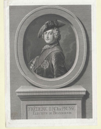 Preussin kuningas Frederic II tekijältä Artist Unknown