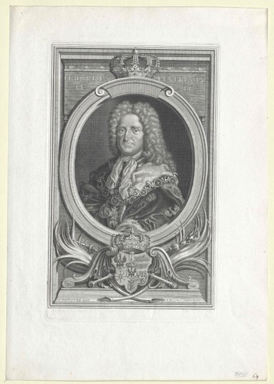 Preussin kuningas Frederic I tekijältä Artist Unknown