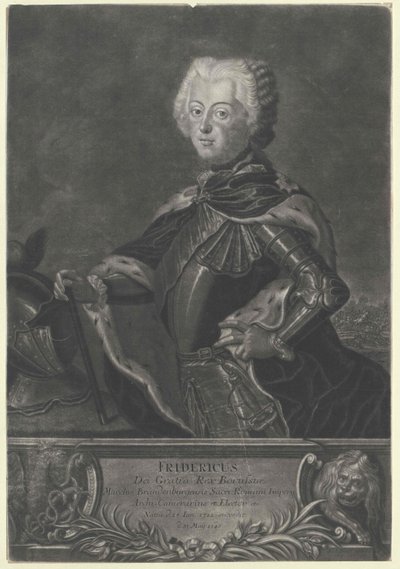 Preussin kuningas Friedrich II tekijältä Artist Unknown