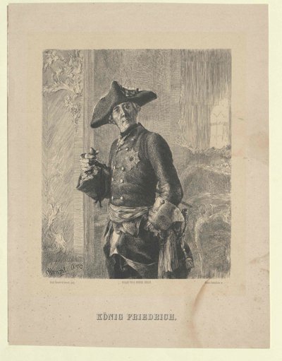 Preussin kuningas Friedrich II tekijältä Artist Unknown