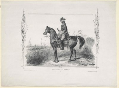 Preussin kuningas Friedrich II tekijältä Artist Unknown