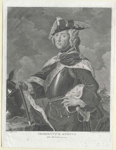 Preussin kuningas Friedrich II tekijältä Artist Unknown