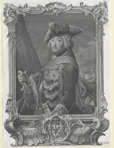 Preussin kuningas Friedrich II tekijältä Artist Unknown