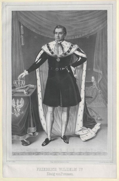 Preussin kuningas Fredrik Vilhelm IV tekijältä Artist Unknown