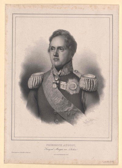 Saksin kuningas Frederic August II tekijältä Artist Unknown