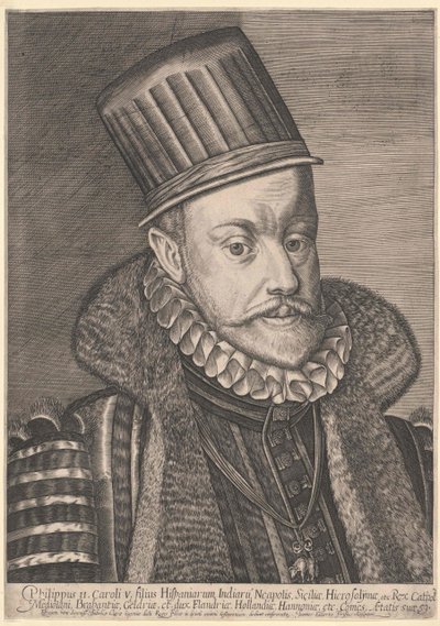 Espanjan kuningas Philipp II tekijältä Artist Unknown