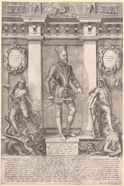 Espanjan kuningas Philipp II tekijältä Artist Unknown