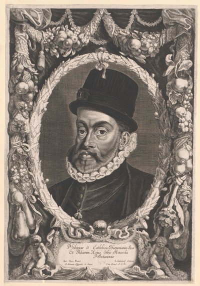 Espanjan kuningas Philipp II tekijältä Artist Unknown