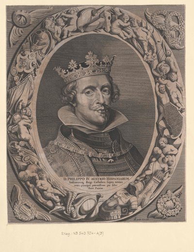 Espanjan kuningas Philipp IV tekijältä Artist Unknown