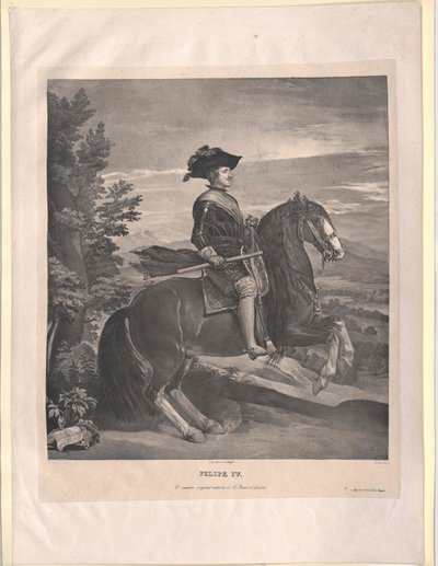 Espanjan kuningas Philipp IV tekijältä Artist Unknown