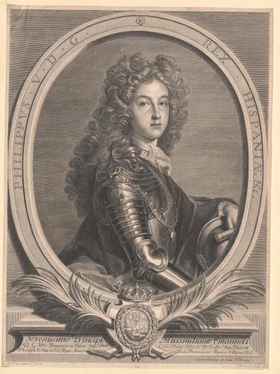 Espanjan kuningas Philipp V. tekijältä Artist Unknown