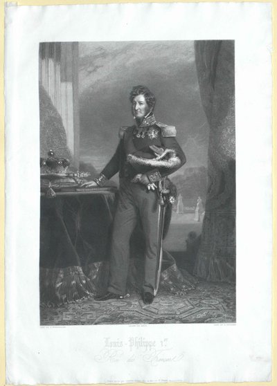 Ranskan kuningas Louis Philipp tekijältä Artist Unknown
